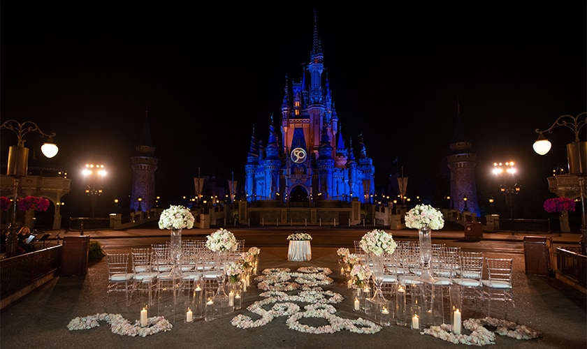 Magic Kingdom Evening Wedding Experience