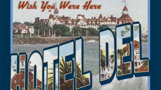 The cover of a book about the Hotel del Coronado in California
