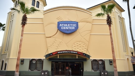 The outside of the Athletic Center at ESPN Wide World of Sports in Walt Disney World Resort 