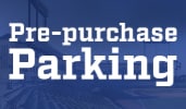 A rectangular banner with the words ‘Pre-purchase Parking”